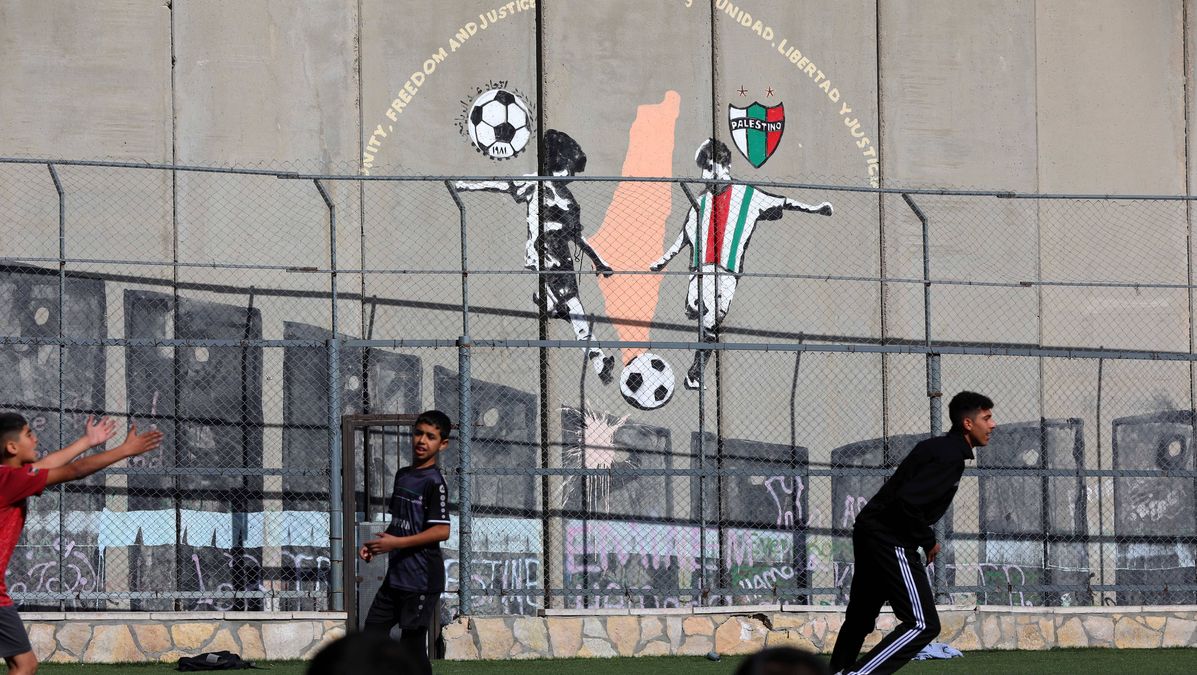 Alles ist Palästina: Israel existiert für die Aida Football Academy in Bethlehem nicht