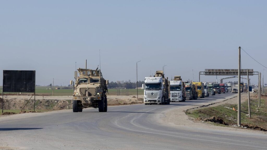 Abzug der US-Truppen aus der Basis Qasarak in Nordostsyrien