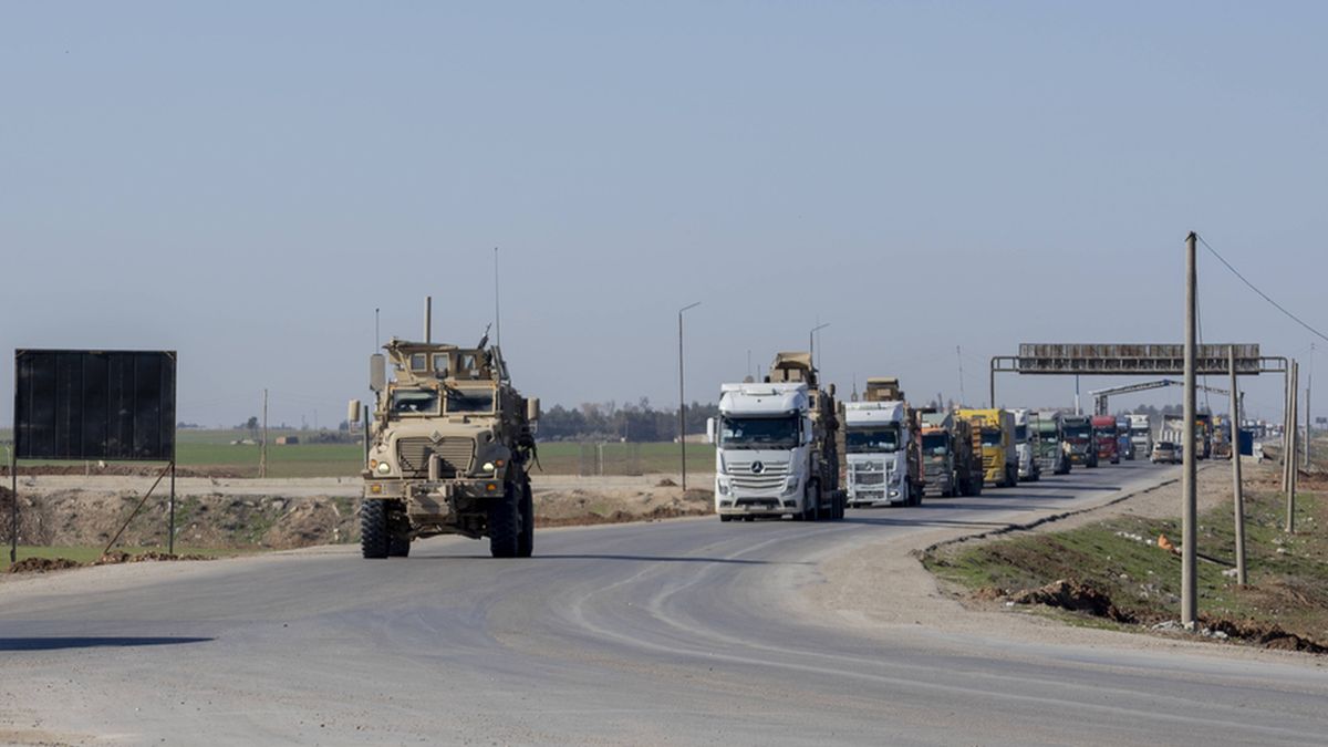 Abzug der US-Truppen aus der Basis Qasarak in Nordostsyrien