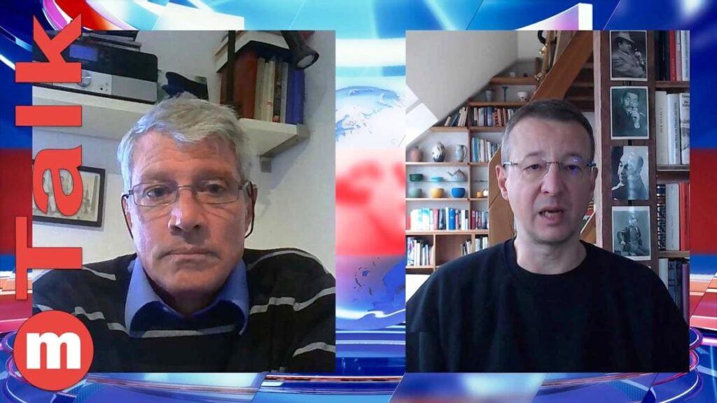 Thomas von der Osten-Sacken (li.) im Mena-Watch-Talk über den Irak, die Ursachen von Fluchtbewegungen und die unklare Haltung der USA.