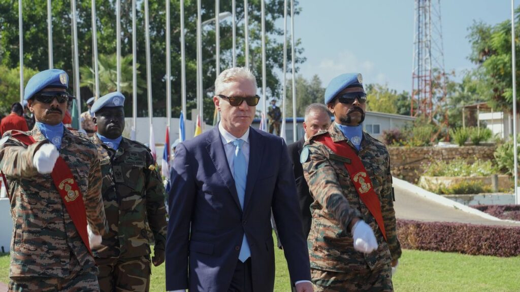 Außenminister Rajji besucht die UNO-Truppen im Libanon