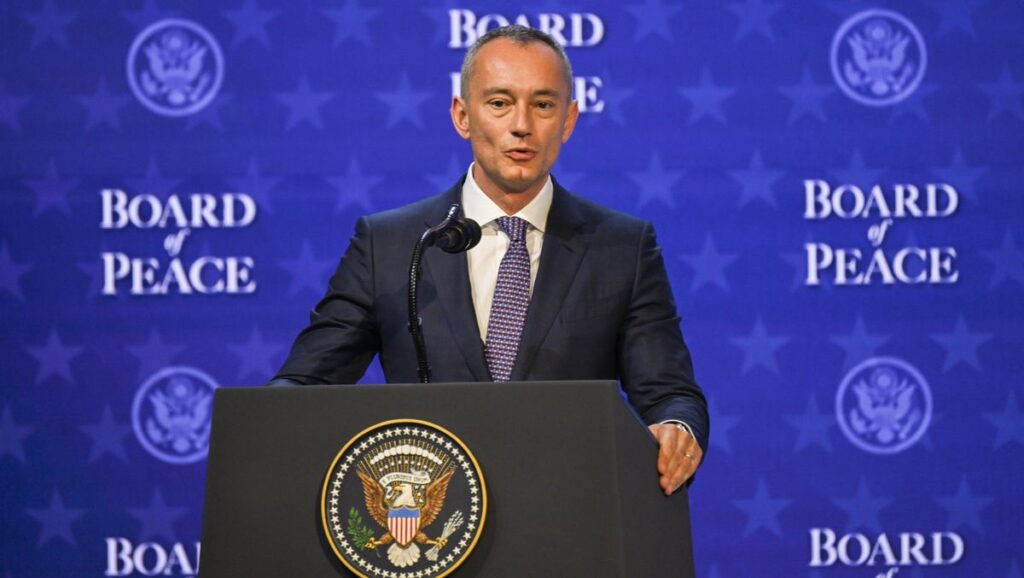Der Hohe Vertreter des Friedensrats für den Gazastreifen, Nickolay Mladenov