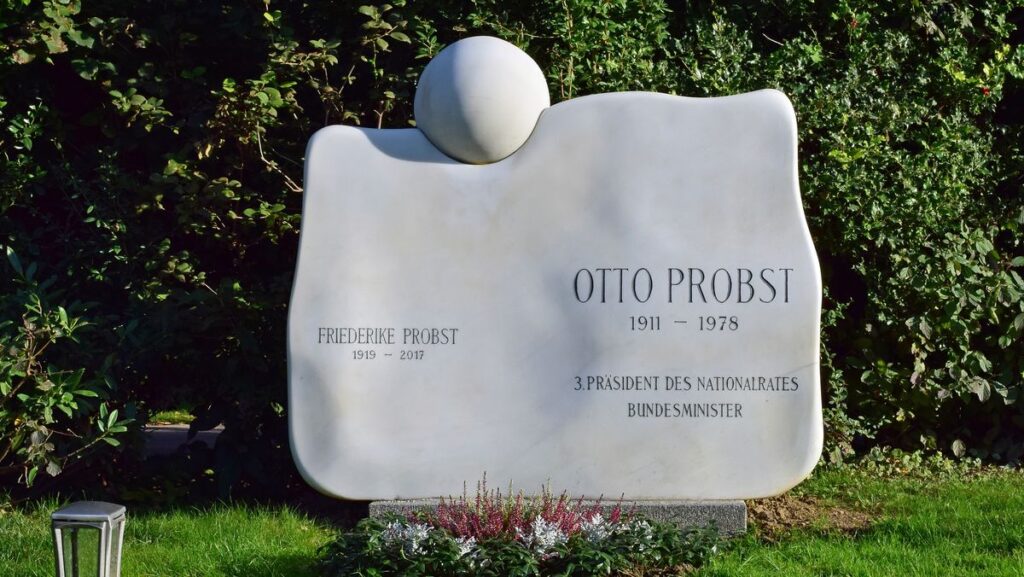 Ehrengrab des sozialdemokratischen Politikers Otto Probts in Wien