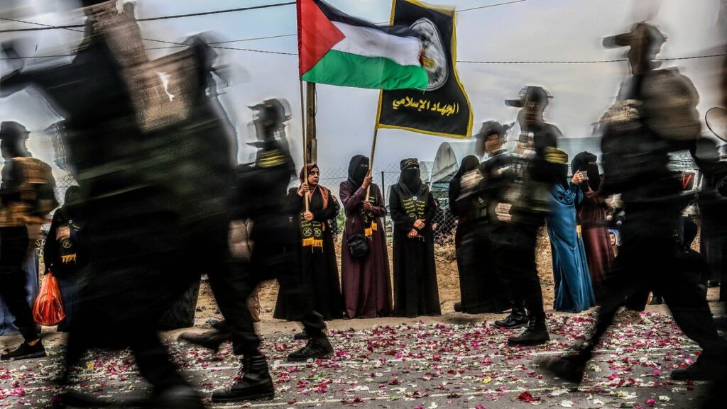 Parade des Palästinensischen Islamischen Dschihad in Gaza