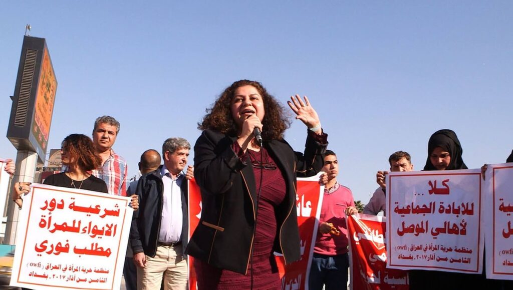 Protestveranstaltung in der irakischen Hauptstadt Bagdad