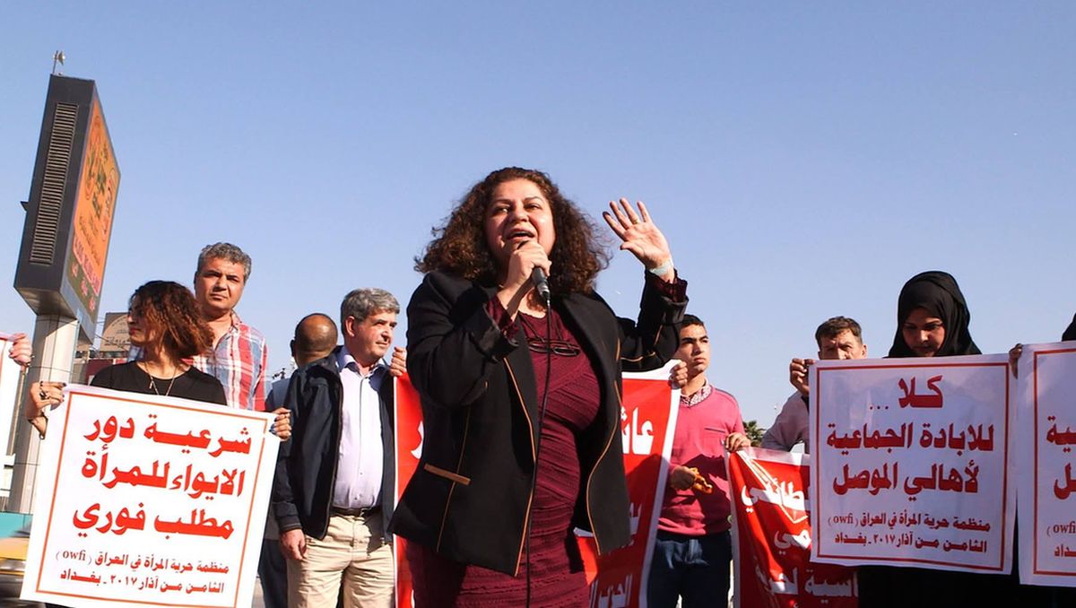 Protestveranstaltung in der irakischen Hauptstadt Bagdad
