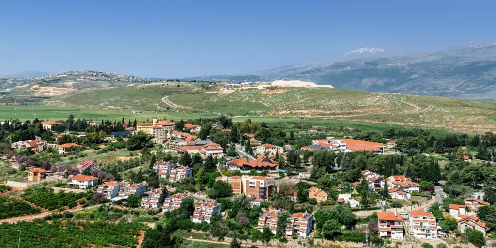 Metula, Israels nördlichste Stadt, direkt an der Grenze zum Libanon. (© imago images/Dreamstime)