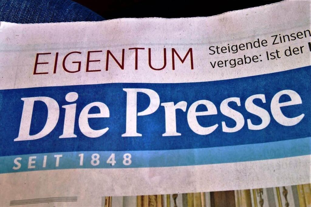Die Presse druckte einen Leserbrief ab, der außer reinem Antisemitsmus nichts enthielt.