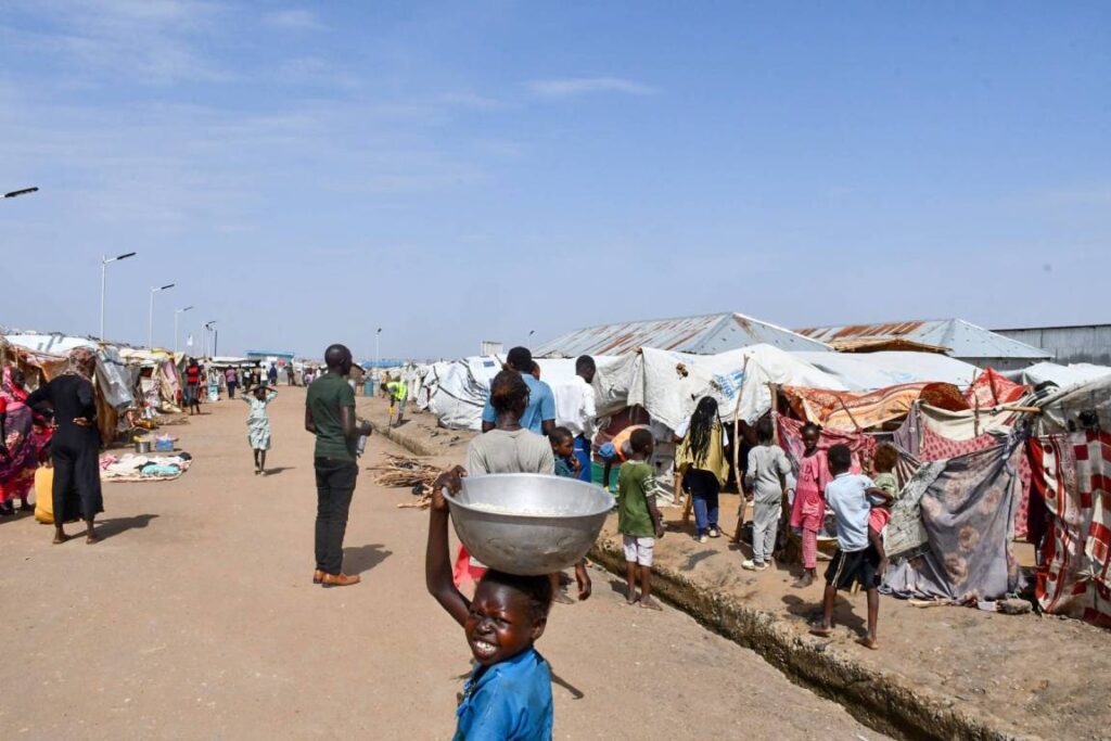 Flüchtlingslager im Südsudan. (© imago images/Anadolu Agency)