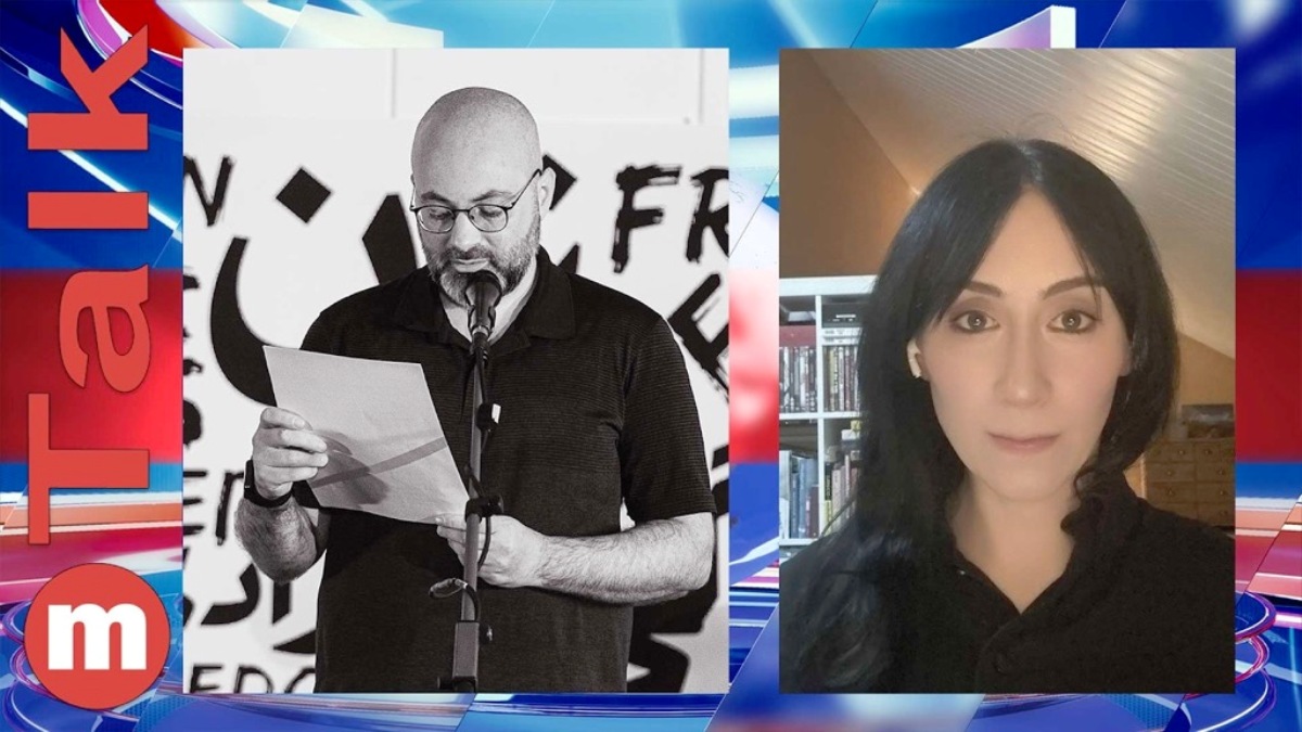 Der Rapper Nima Najafi Hashemi, alias MC Basstard, im Mena-Watch-Talk.