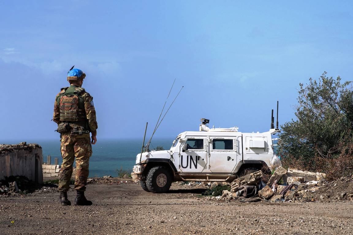 Im Libanon ist die UN-Beobachtertruppe UNIFIL in den vergangenen Tagen mehrfach attackiert worden. (© imago images/Middle East Images)