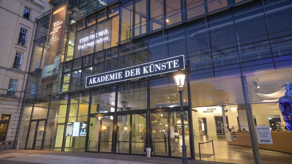 Die Ausstellung »Metaxy« soll im Herbst an der an der Berliner Akademie der Künste zu sehen sein