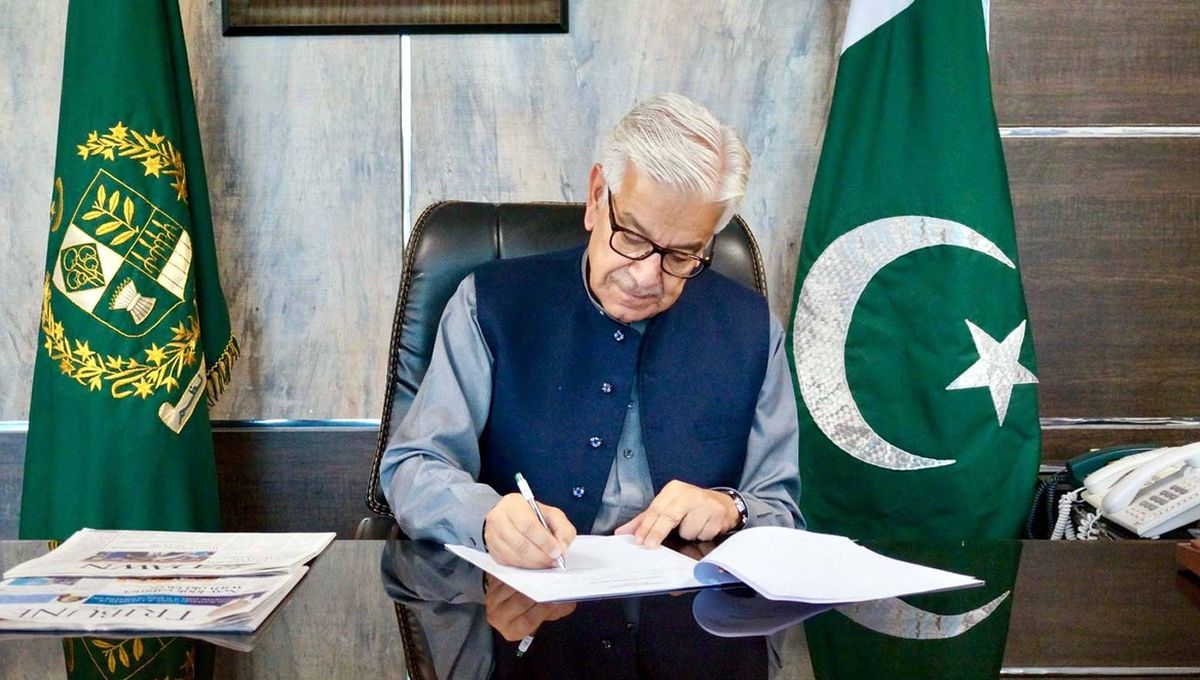 Der pakistanische Verteidigungsminister Khawaja M. Asif