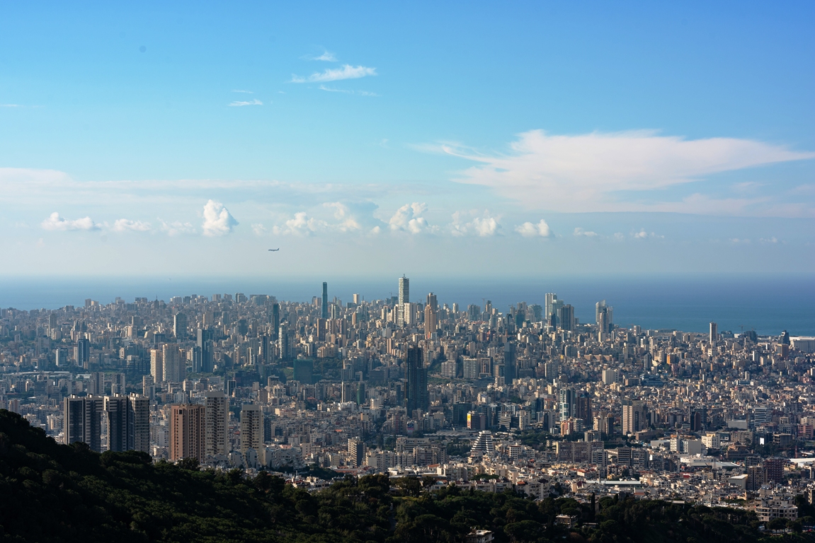 Blick über Beirut, die Hauptstadt des Libanon. (© imago images/Depositphotos)