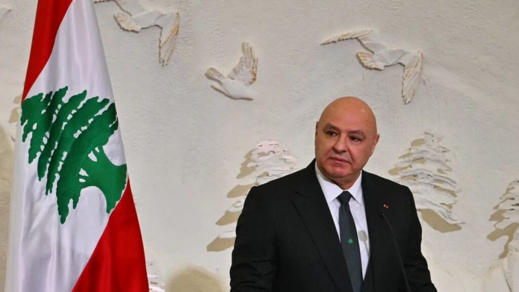 Der libanesische Präsident Joseph Aoun