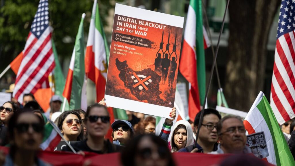 Protest gegen die Hinrichtungswelle im Iran