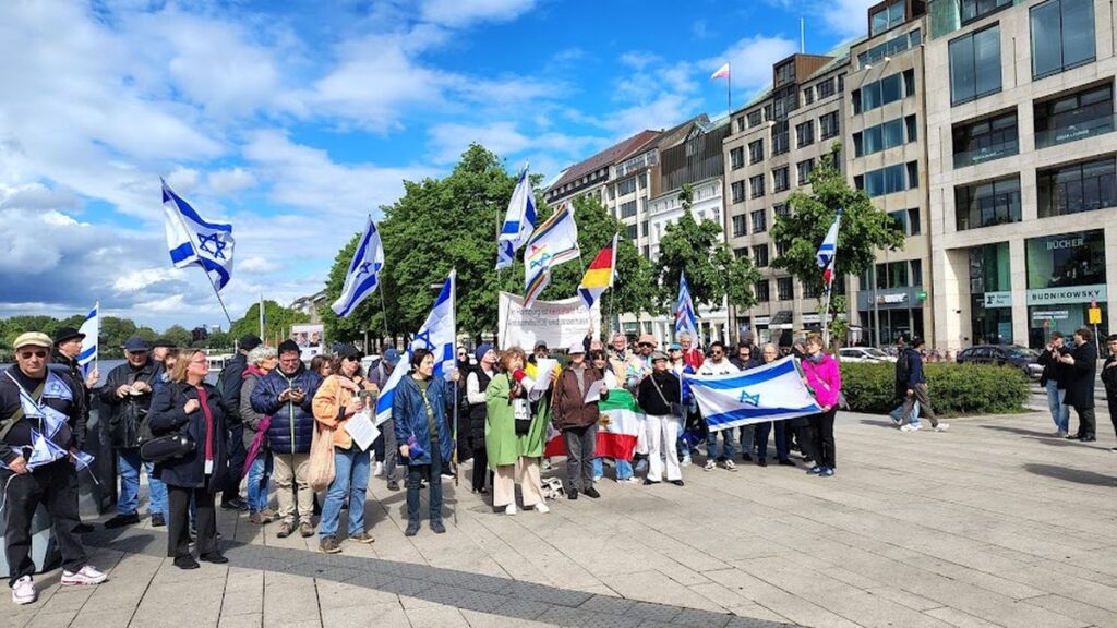 Gegenkundgebung zur »Nakba-Demo« in Hamburg