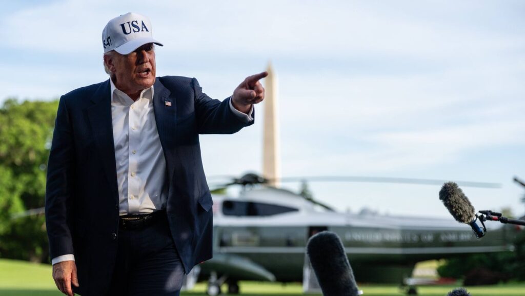 US-Präsident Trump spricht Warnung an den Iran aus