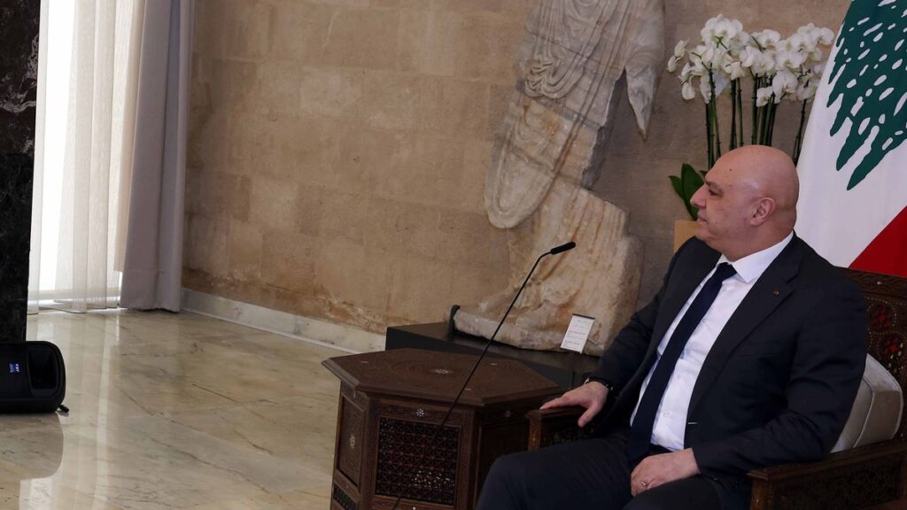 Der libanesische Präsident Joseph Aoun