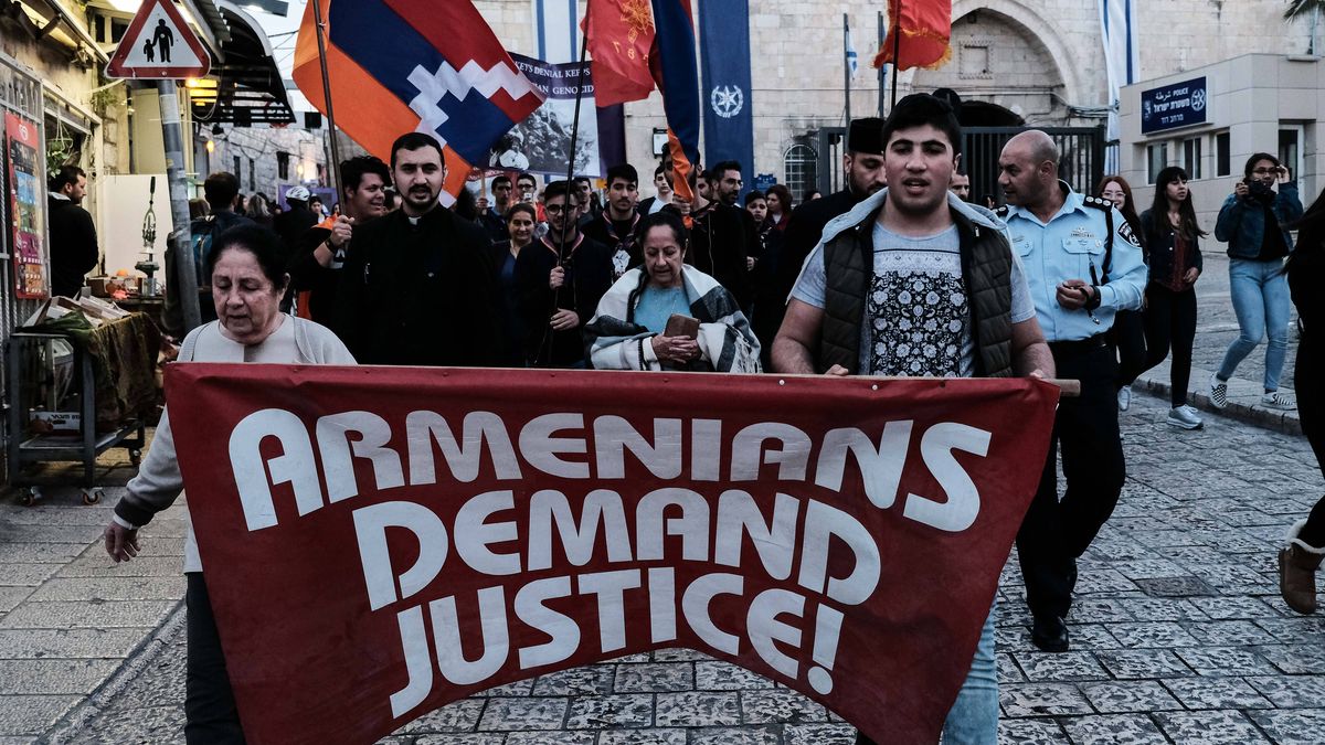 Armenier in Israel demonstrieren für Anerkennung des Völkermords