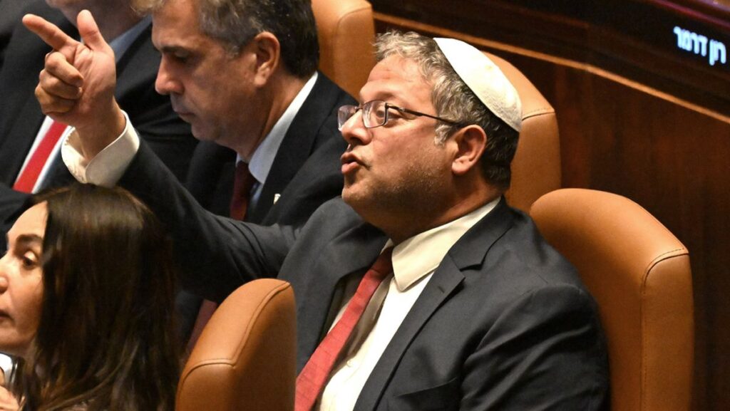 Außer Hass und Parolen nichts zu bieten: Der rechtsextrem Minister Itamar Ben-Gvir