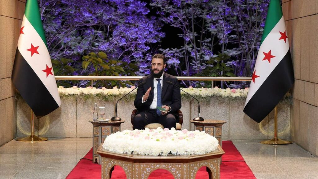 Der syrische Staatschef Ahmed al-Sharaa