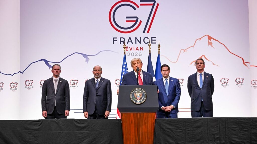 Hauptsächlich über Iran-Deal: Trumps Pressekonferenz auf G7-Gipfel