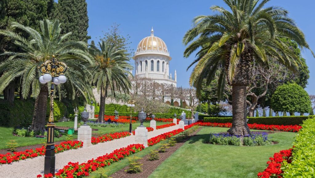 Der Bahai-Schrein im israelischen Haifa