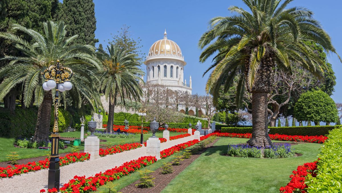 Der Bahai-Schrein im israelischen Haifa