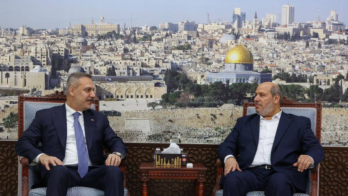 Hamas-Führer Khalil al-Hayya trifft in Katar den türkischen Außenminister Hakan Fidan