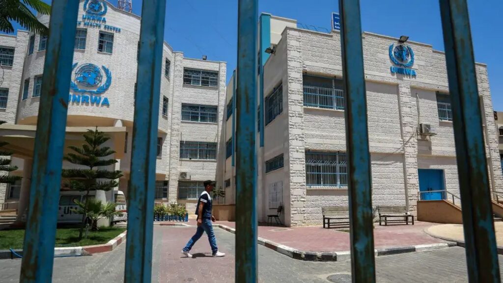 UNRWA-Gebäude in Rafah im südlichen Gazastreifen