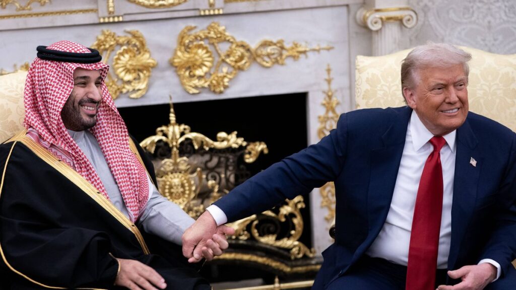 US-Präsident Trump mit dem saudischen Kronprinzen Mohammed bin Salman