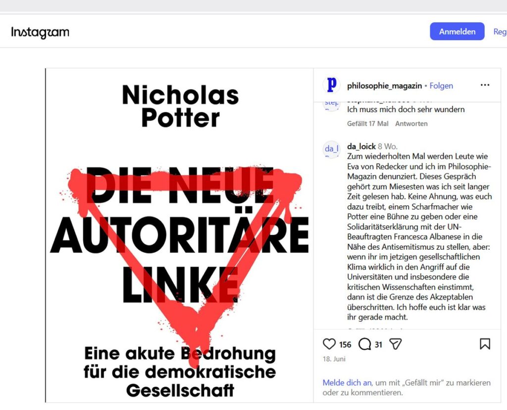 Daniel Loicks Antwort an das Philosophie-Magazin