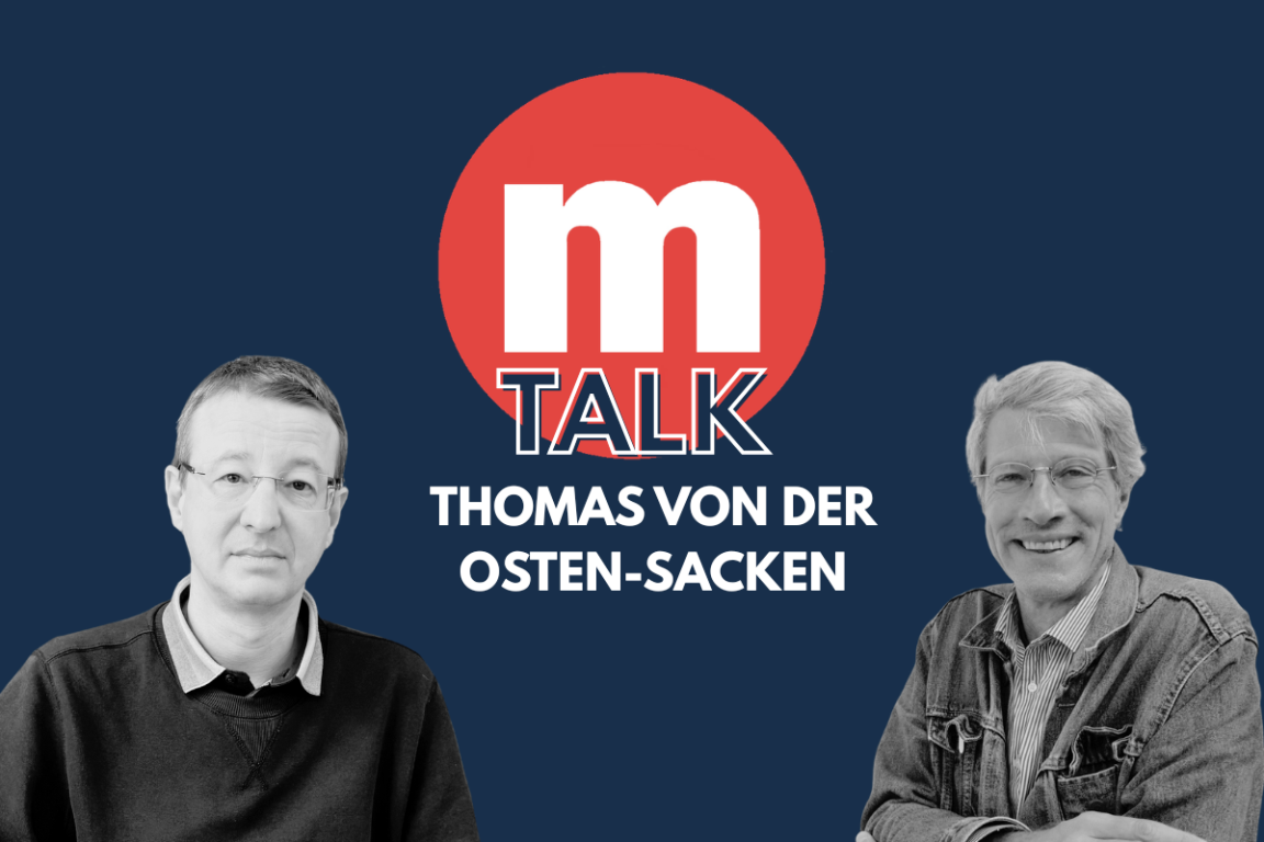 Thomas von der Osten-Sacken (re.) im Mena-Watch-Talk über den Nahen Osten auf der Suche nach einer neuen Ordnung.