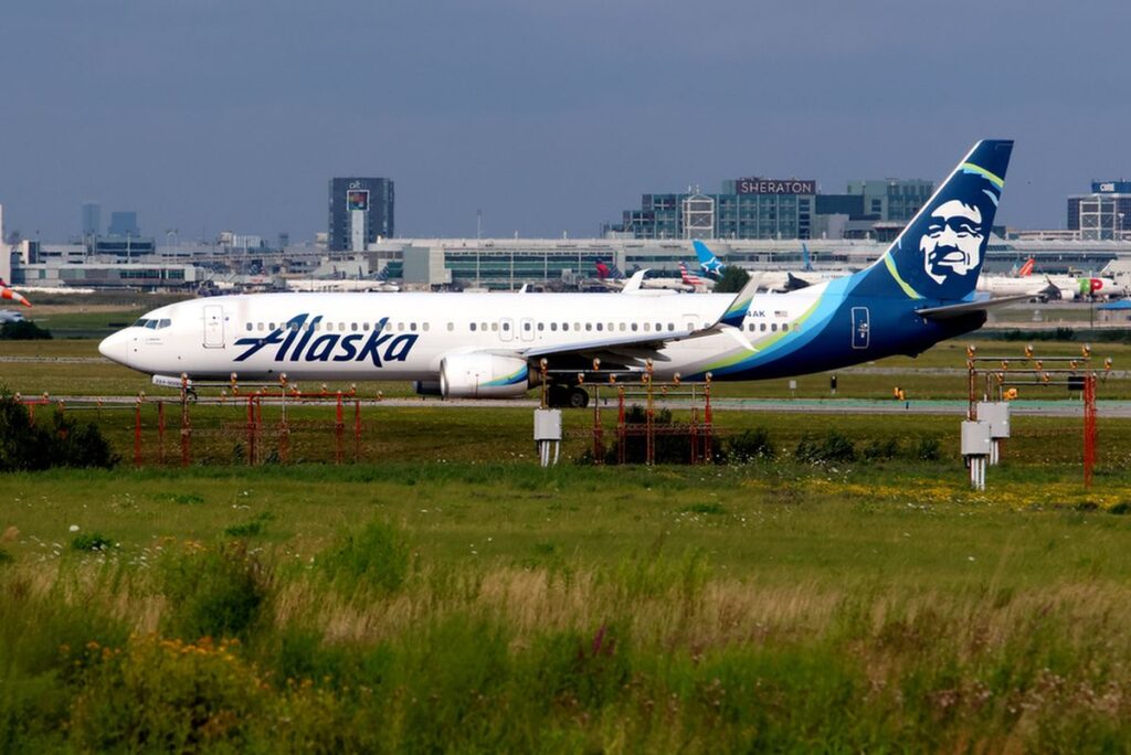 Passagiermaschine der Alaska Airlines