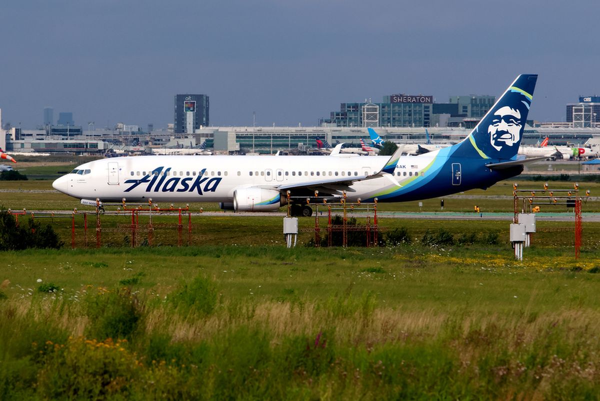 Passagiermaschine der Alaska Airlines