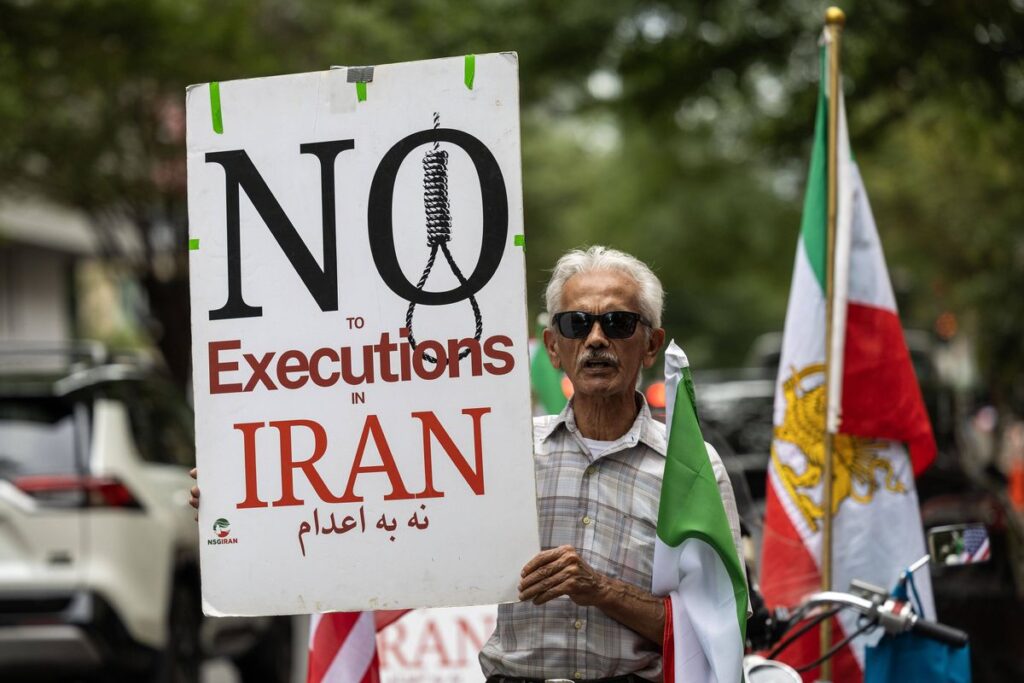 Protest gegen die Hinrichtungswelle im iranischen Isfahan
