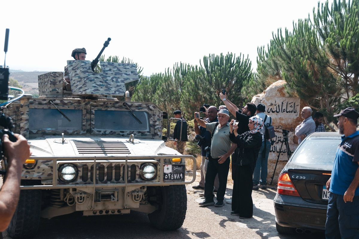 Die Armee in Zoutar al-Gharbiyeh soll eigentlich die Rückkehr der Hisbollah in den Südlibanon verhindern