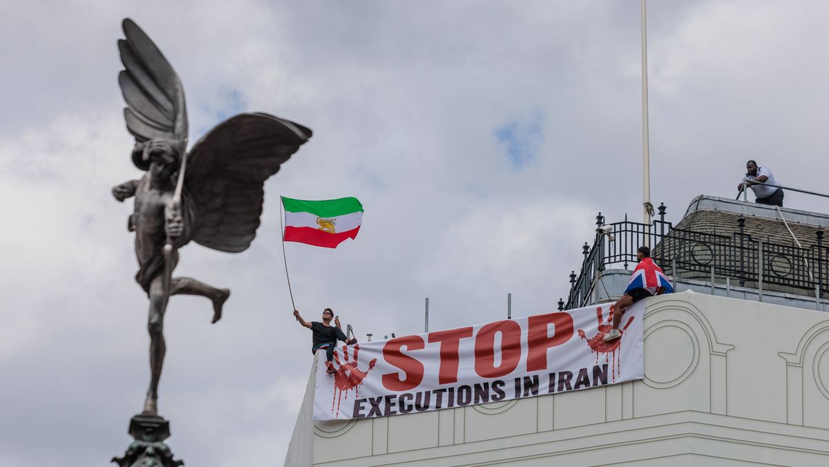London: Demonstration gegen die Hinrichtungswelle im Iran