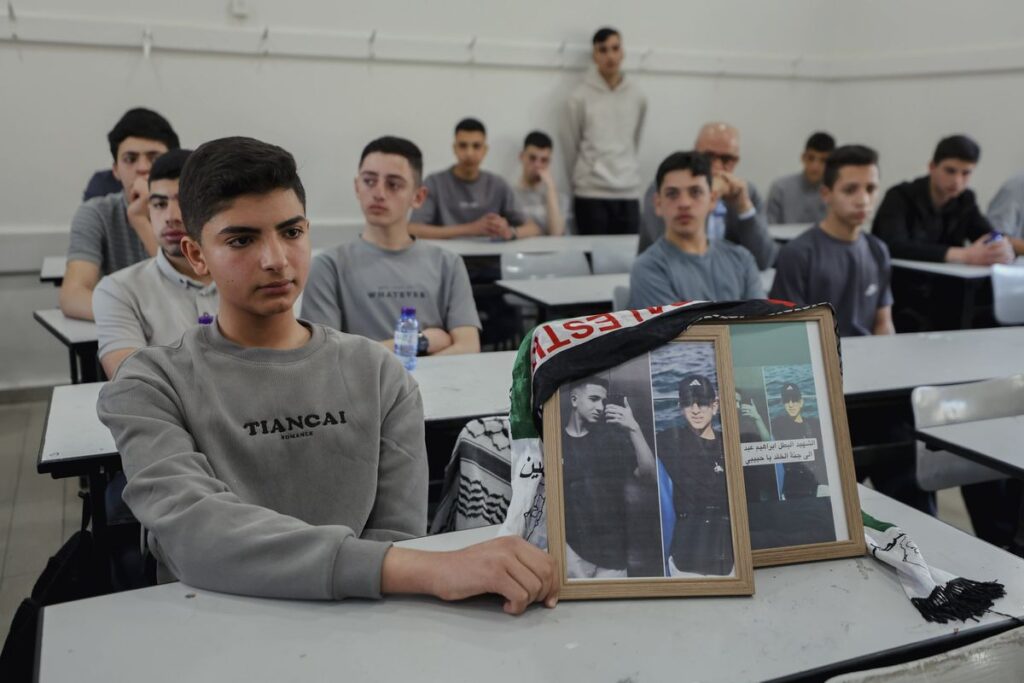 »Märtyrer«-Ehrung in einer Schule der Palästinensischen Autonomiebehörde in Hebron