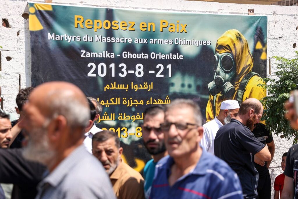 Gedenkveranstaltung zum 13. Jahrestag des Chemiewaffenangriff von Ost-Ghouta am 21. August 2026