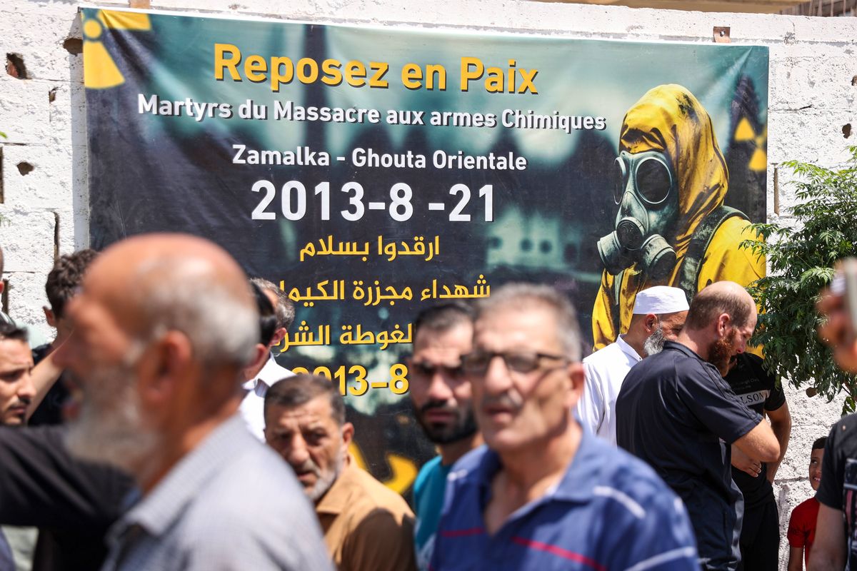 Gedenkveranstaltung zum 13. Jahrestag des Chemiewaffenangriff von Ost-Ghouta am 21. August 2026