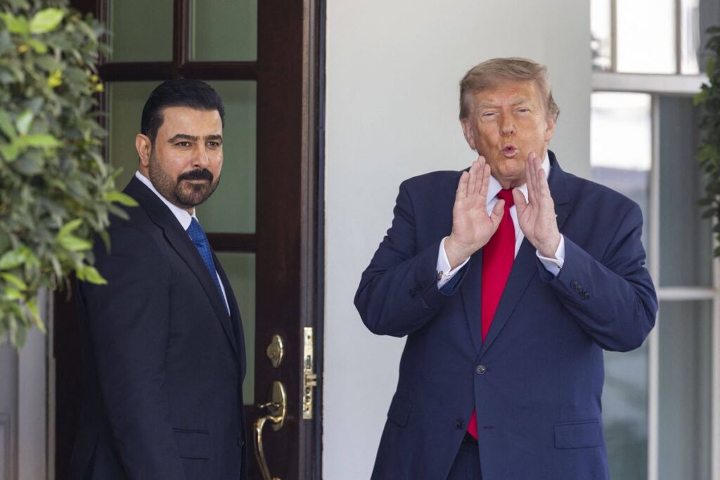 Iraks Premierminister Ali al-Saidi und US-Präsident Donald Trump