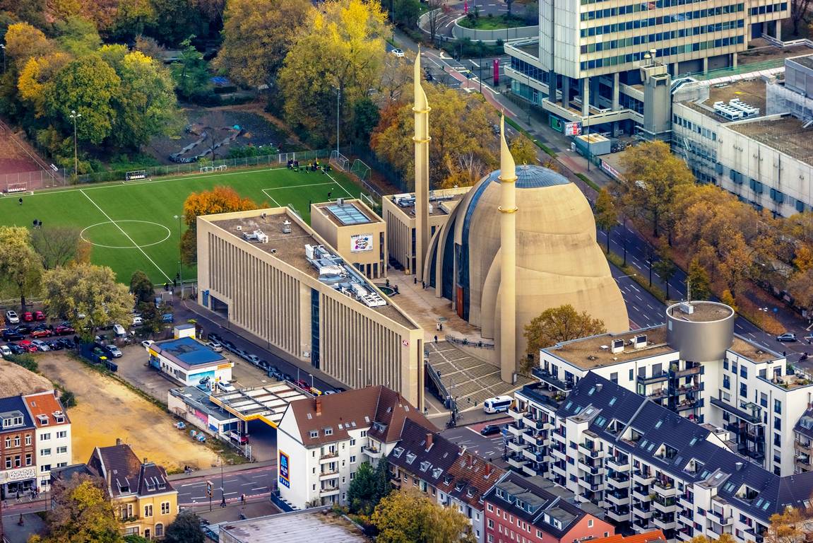 Die DITIB-Zentralmoschee in Köln. (© imago images/Hans Blossey)