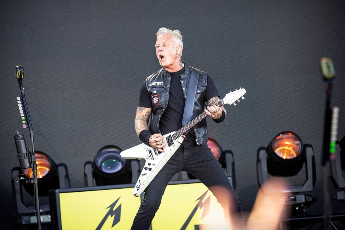Metallica-Frontmann James Hetfield. (© imago images/Gonzales Photo)