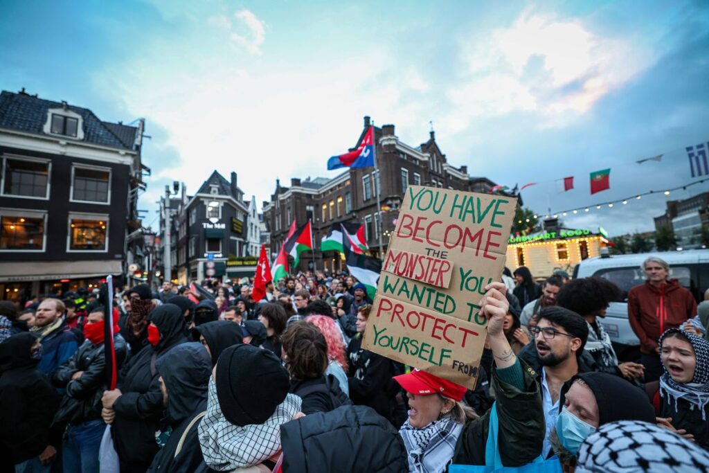 Antisemitische Demonstration in Amsterdam