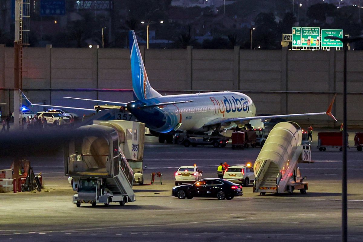Nach einer Notlandung in Saudi-Arabien erreichte das flydubai-Flugzeug den Flughafen von Tel Aviv