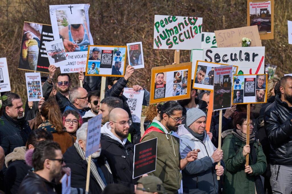 Demonstration in den Haag gegen die Diskriminierung und Verfolgung syrischer Christen